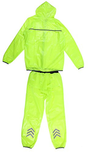 Vêtement de pluie, réfléchissant, unisexe, manteau de pluie, avec pantalon, respirant, imperméable, coupe-vent, veste de pluie et combinaison de pantalon, veste de vélo pour homme et femme