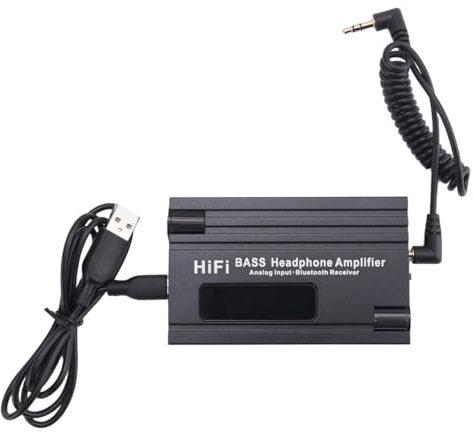 Puthernm HiFi Bluetooth Headphone Amplifier Portable HiFi Earphone Amp with Volume Control for MP3/MP4/Phones/Digital Player Easy Install Easy to Use