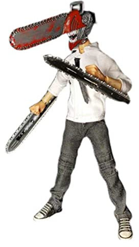 GREMBI Chainsaw Man Action Figure Denji Anime Toy Statue 17 cm Pvc Environmental Protection Materials Collection Model Decoration Ornaments Gift