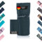 Antonio - Mikrofaser Strandtuch & Badetuch XXL 160 x 80 cm grau-grün - Damen & Herren Strand-Handtuch & Bade-Handtuch schnelltrocknend leicht groß - Microfaser Towel Handtücher Yoga, Sport, Unterwegs