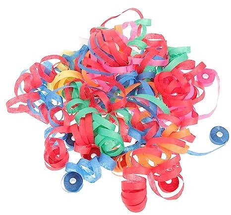 CIMAXIC 10 Pcs Colorful Hand Throw Streamers Neon Crepe Paper Streamers for Birthday Wedding New Year Celebrations and Party Decorations for Throwing and Festive Events