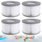 Ersatzfilter für MSPA, 4 Stück Whirlpool zubehör für MSPA Whirlpool Ersatz Filter Filterkartusche Wasserfilter, Filter für Whirlpool, Kompatibel mit Mspa Filter, für MSPA FD2089 Aufblasbare Pools