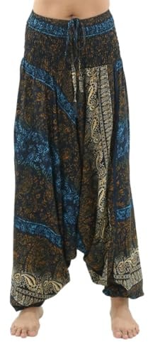 PANASIAM Aladin Pants Indostyle, Blue, XL