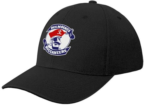 Baseball Kappe Baseball Cap des Moines Buccaneers Hockey Baseball Cap Luxus Cap Trucker Hat Damen 2024 Herren