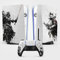 Aufkleber für PS5 Trooper, Aufkleber für PS5 Gaming, Konsole und Controller, Edition Standard Disk, Skin Trooper (2 Controller)