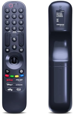 TCNOUMT Telecomando Magic Voice di ricambio AKB76043102 adatto per LG LCD Smart TV MR23GA MR23GN con puntatore volante mouse