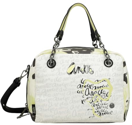 Anekke Memories Tasche mit kurzem Griff, vielseitig und urbaner Stil, verstellbare Umhängetasche und gefütterte Taschen | Maße: 28 x 21 x 15 cm, Mehrfarbig