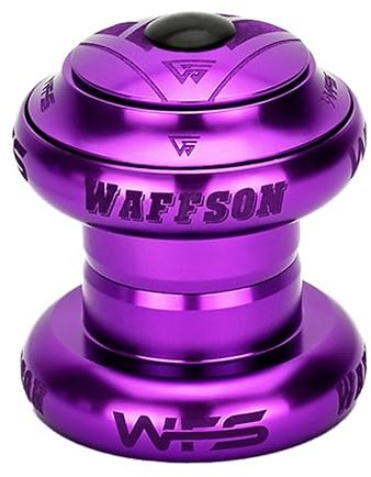 WFS NV.73 2.5 cm CNC Alloy Threadless Headset mit Top Cap Purple HS03ZQPUR