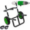 TRUTZHOLM SUP Wagen aus Aluminium mit Schaumstoff-Polsterung für Wassersportgeräte klappbarer Stand Up Pladdle Wagen mit PU-Rädern Kajakwagen Trolley Bootswagen Surfwagen inkl. 2 Sicherheitsgurte