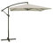 GLOUPIE Ombrellone Crilly Reclinabile a Braccio, Rettangolare 2x3 Metri,Ecru, Struttura in Acciaio, Copertura da 160 Gr/M²