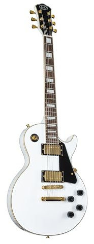 J & D LC II White - Single Cut E-Gitarre
