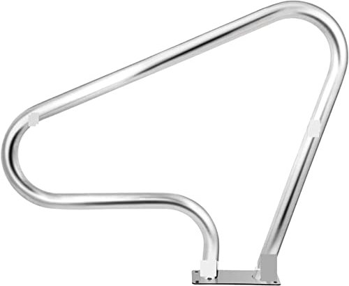 Échelle de piscine creusée, Escalier De Piscine 304 Main Courante De Piscine En Acier Inoxydable Épaissi