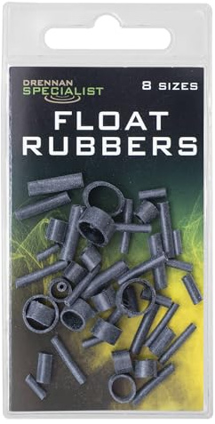Drennan Specialist Float Rubbers | Coarse Fishing Float Bands | Flexible and Durable | Fit All Float Sizes from Thick Buoyant Tips to Fine Stems | for Snug and Stable Float Attachment to line