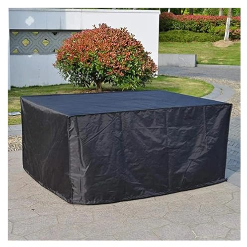 Gartenbank Abdeckung Gartentisch und Stuhl Schutzhülle, Maschinen-, Schrankabdeckung, wasserdicht, Silber(Black,120x60X90cm)