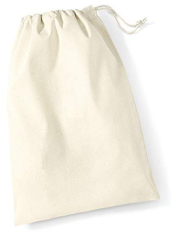 Westford Mill 100% Cotton Bag – 17 to 136 Litres (XS) (Natural)