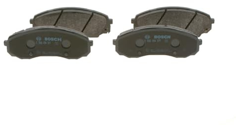 Bosch BP1285 - Brake Pads Car Front Axle - 1 Set of 4 Pads | Bosch Quality - Reduced Noise and Dust - ECE-R90 Certified - Copper-Free