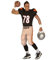 American Football Kostüm Quarterback Player Herrenkostüm XL 54 Footballer Trikot Fasching Footballspieler Faschingskostüm Herren Sport Anzug USA Karnevalskostüm Sportler Amerika Mottoparty Verkleidung Karneval Kostüme Männer