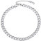 PROSTEEL Fußkette Edelstahl klassische Fußkettchen 6mm 22+5cm verstellbar glänzend Panzerkette Fußband Unisex Sommer Schmuck Accessoire für Männer Frauen Jungen Mädchen