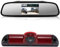 Auto Dritte Dach Top Mount Bremslicht Rückfahrkamera Rückfahrsystem Einparkkamera+ 4.3 Zoll LCD Spiegelmonitor für FIAT Ducato 2006/Peugeot Boxter 2006/Citroen Jumper 2006(18mm neu Lens)