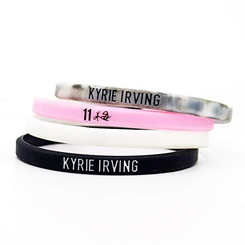 Basketballspieler Star inspirierende Signatur feine Armbänder Fans Sport Silikon kleines Armband (Irving)