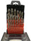 HSS-G 25-tlg. Präzisions - Metallbohrer Set 1-13mm > 0,5mm steigend mit 135° selbst zentrierenden Spitzenanschliff (25 tlg. HSS-G Metallbohrer Set)