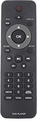 Niiyen Telecomando per Lettore Dvd, Telecomando per Lettore Dvd Intelligente, Telecomando per Lettore Dvd sostitutivo Universale per Philips DVP5982C1/37B DVP3350K