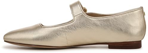 Sam Edelman Shoes for Women - Michaela Mary Jane Flat Medium Fit Gold UK 3