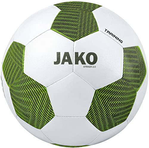 JAKO Striker 2.0 Trainingsball weissgruen, 3 Herren