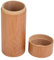 Boîte à Thé en Bambou, Boîte à Thé avec Couvercle pour Thé en Vrac et Sachets de Thé, Petite Boîte de Rangement de Cuisine pour Thé, Café, Sucre(M)