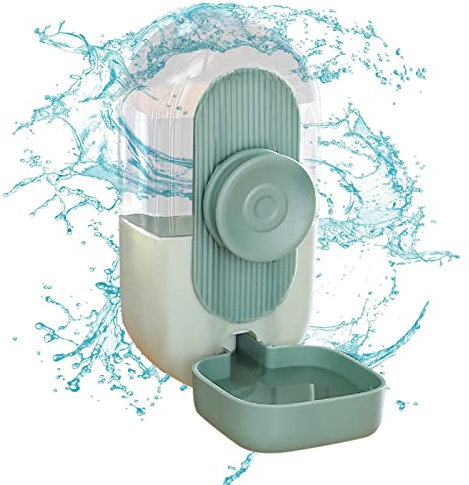 Sakamura Bouteille d'eau pour lapin sans goutte – Distributeur 800 ml pour animal domestique, distributeur d'eau à boire lentement pour lapin, chinchilla, cochon d'In, hérisson, furet