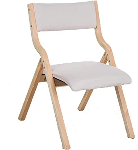 OLOTU Gartenstuhl Stuhl mit Rückenlehne aus Baumwolle und Leinen, großes Schlafzimmer, Klappstuhl, Gebogene Armlehne, gepolsterte Sitze, ergonomische Rückenlehne, Esszimmerstuhl Bequem