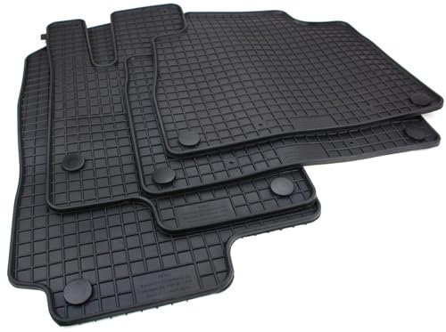 kfz-premiumteile24 Premium Gummimatten Kompatibel mit GLE 4-Matic (V167) + GLE Hybrid ab 10/2018 Fußmatten Automatten Gummi Allwetter 100% Passgenau Schwarz
