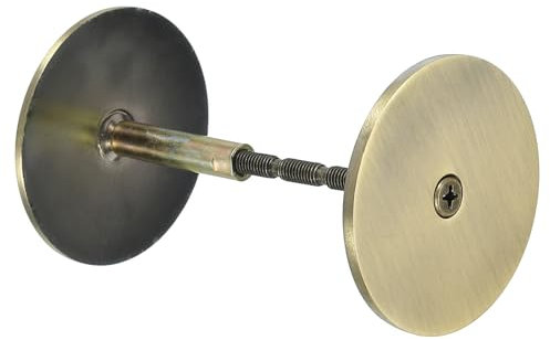 PATIKIL Door Knob Hole Cover Plate, 2 3/16 Dia. Deadbolt Cover Plate Door Hole Filler Plate for 1 3/8 to 1 3/4 Holes, Bronze