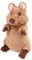 Tiny Heart Quokka Stofftier Plüschtier 30cm/12” realistisches Quokka Plüschtier Quokka schönes Tier niedliche und weiche Geschenke Plüsch-Quokka für Kinder Jungen und Mädchen Quokka Spielzeug braun
