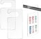 AHANDMAKER 3 PCS Transparent Acrylic Nail Art Display Board Nail Charm Display Stand with Hangers Nail Art Display Rack For Nail Art Design, Professional Salon Showing