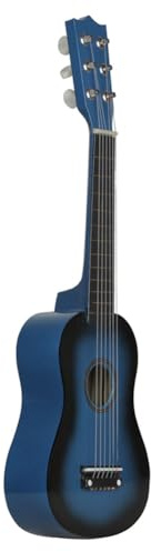 Ukulele 53,3 cm Ukulele Soprano 6 Corde Chitarra Hawaiana Tiglio Chitarra Uke Strumenti Musicali per Principianti Musicali, Facile da Usare