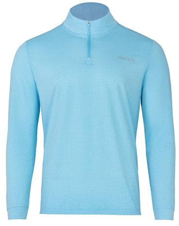 Karrimor Mens Run Tch Quarter Top Cool Blue M