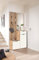 moebel dich auf Kompaktgarderobe Easy Garderobe in 2 Farbvarianten Lamellenoptik (B/H/T) 88x195x35 cm (Artisan Eiche Nb. / weiß)