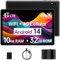 Android 14 Tablet with Sim Card Slot Unlocked Cellular Tablets 10GB+32GB Tablet with Protective Case 10 inch Tablet with GPS 2.0GHz Processor 8MP Camera and 1TB TF Expandable 2.4G/5G WiFi BT5.0