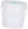 Ipetboom Bucket Dispenser Wipes Cleaning Wipes Container Body Wipes Plastic Wipes Dispenser Round Wipes Bucket Wipe Dispenser Pp White