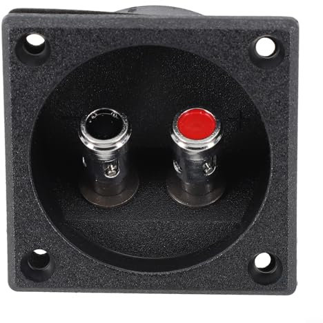 Morsettiera per altoparlanti facile da montare, progettata per applicazioni subwoofer (argento)