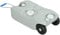 Outsunny Contenedor de Agua 40 L con Ruedas Tanque de Agua Portátil con Manija Metálica y Grifo para Caravanas Autocaravanas Camping al Aire Libre