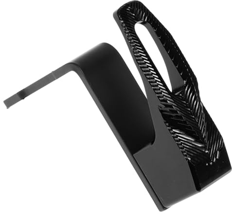 HOPESPANNER Motorcycle Hanging Hook Square Motorcycle Helmet Luggage Bag Holder Hanger for Scooters Bicycles Black 83mm Length
