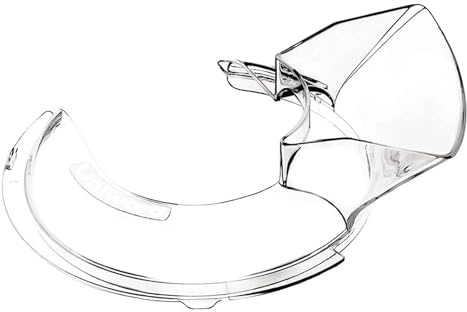 W10616906 Pouring Shield Bowl Cover, Compatible with KitchenAid 4.5 & 5 QT Tilt-Head Stand Mixer Bowls,Only for KN1PS Models (Polished Or Brushed Finish)