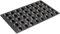 Lurch 67207 FlexiGastro Backform aus 100% BPA-freiem Platin Silikon 40er Minitartelett, schwarz, 53 x 32,5 cm, Gastronomie