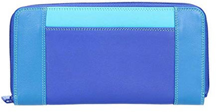 mywalit 8 Around Purse W/Back Reißverschluss, Reisezubehör, Geldbörse, Damen, Mehrfarbig, groß, Marineblau, L, Vorderseite