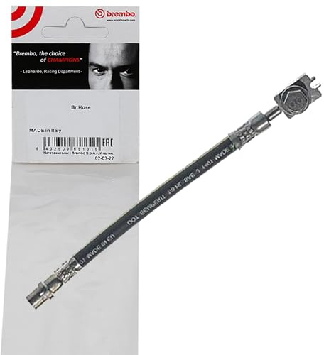 Brembo T85048 Bremsschläuch | Kompatibel mit: VW PASSAT B3/B4, PASSAT B3/B4 Variant, PASSAT B5, PASSAT B5 Variant, PASSAT B5.5, PASSAT B5.5 Variant