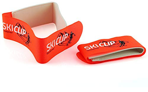 Goodymax 2X Skiclip Skihalter Alpin Ski Clip Skiklip Klettband Kletts Skibänder