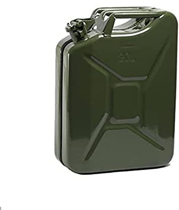 Opticare 20 Litre Green Metal Jerry Can (UN Approved, GS/TUV Certification)