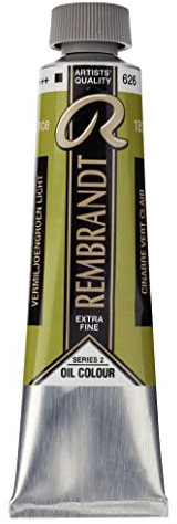 Rembrandt Oil Colour - 40 ml Cinabre Vert clair 626 - Peinture à l'huile d'artiste de première qualité, résistante à la lumière - consistance de pâte à tartiner